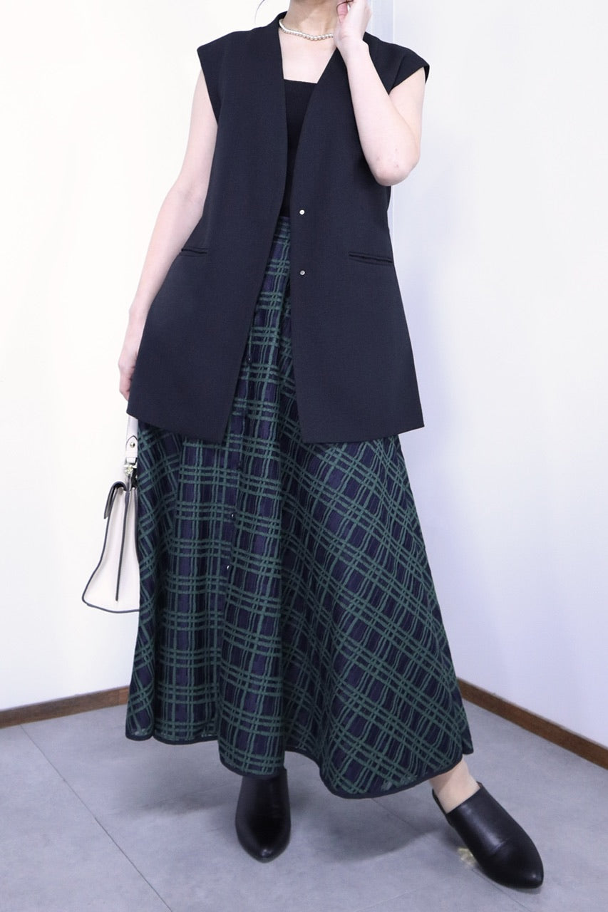 piping lace skirt