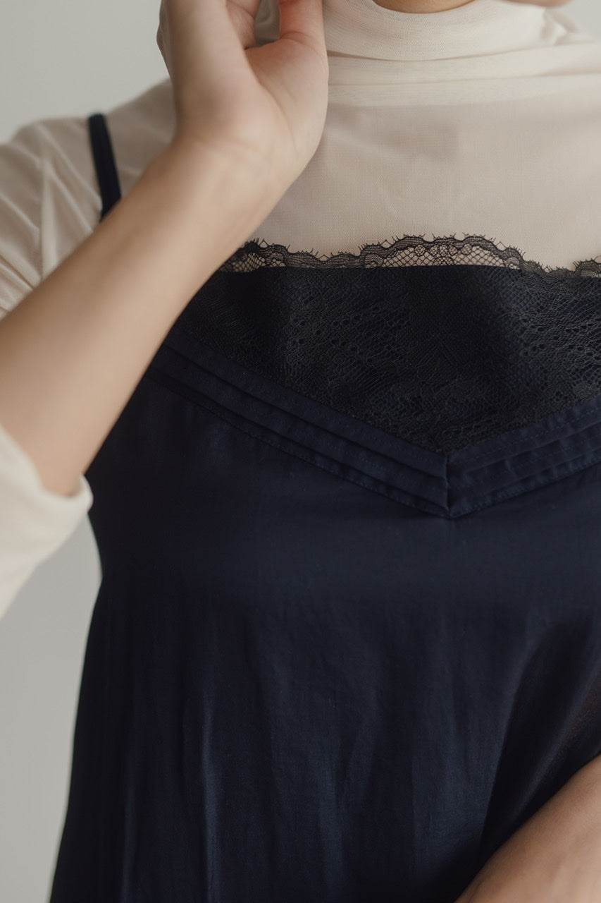 flower lace camisole dress