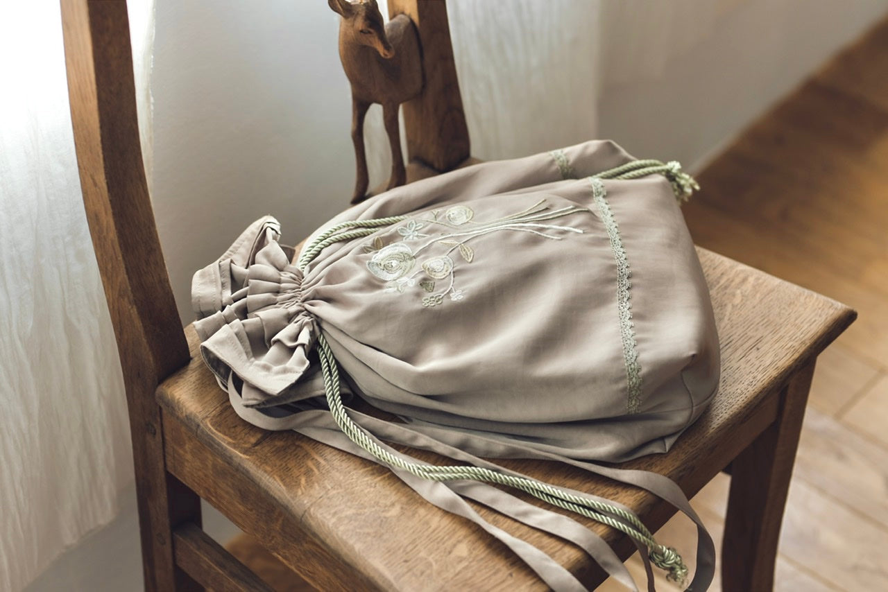 embroidery drawstring bag