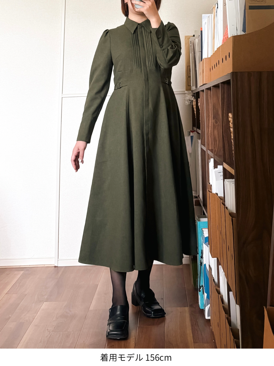 【予約商品】Cecile dress / olive