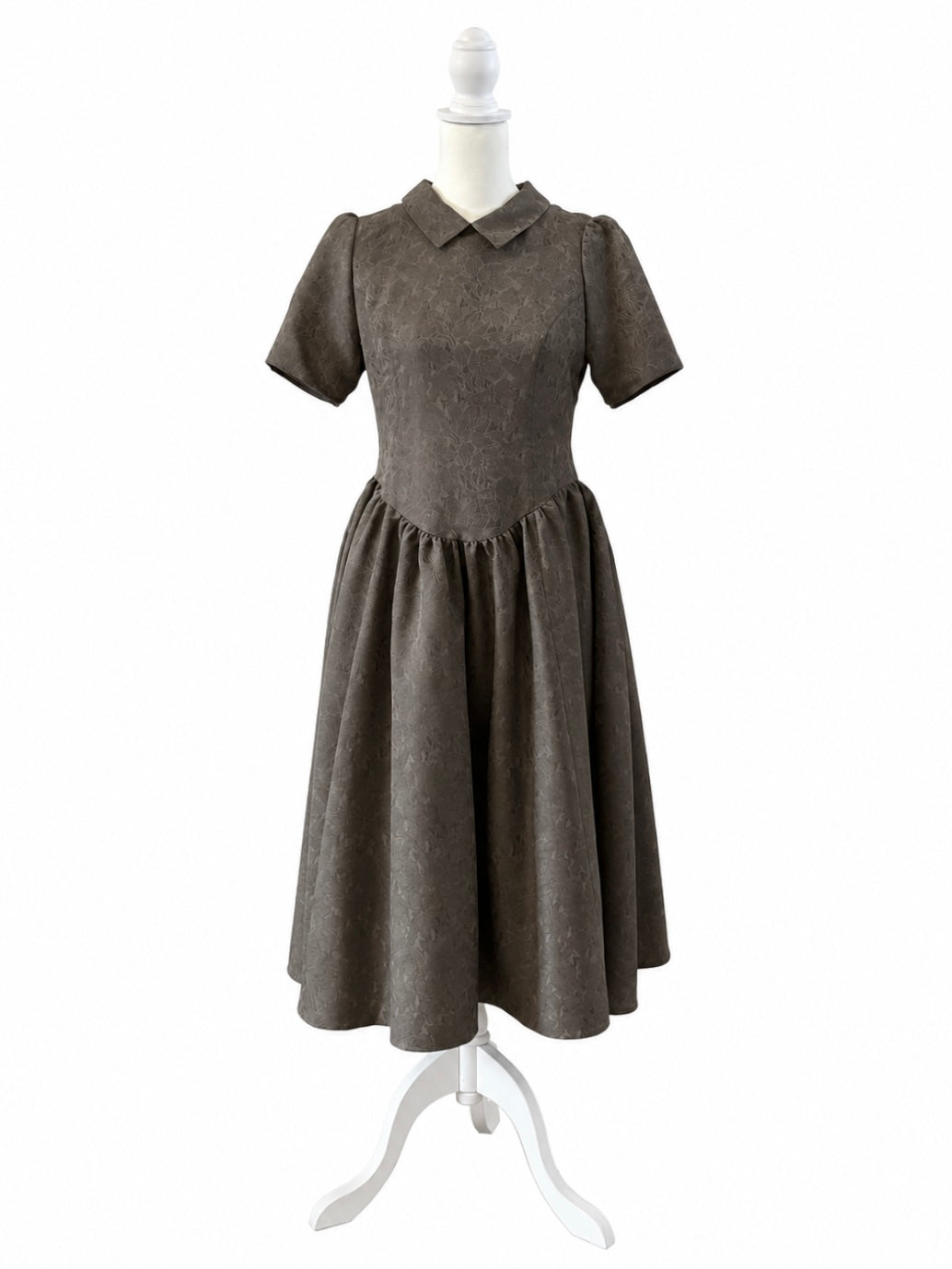 Annabelle dress【flower】 / brown