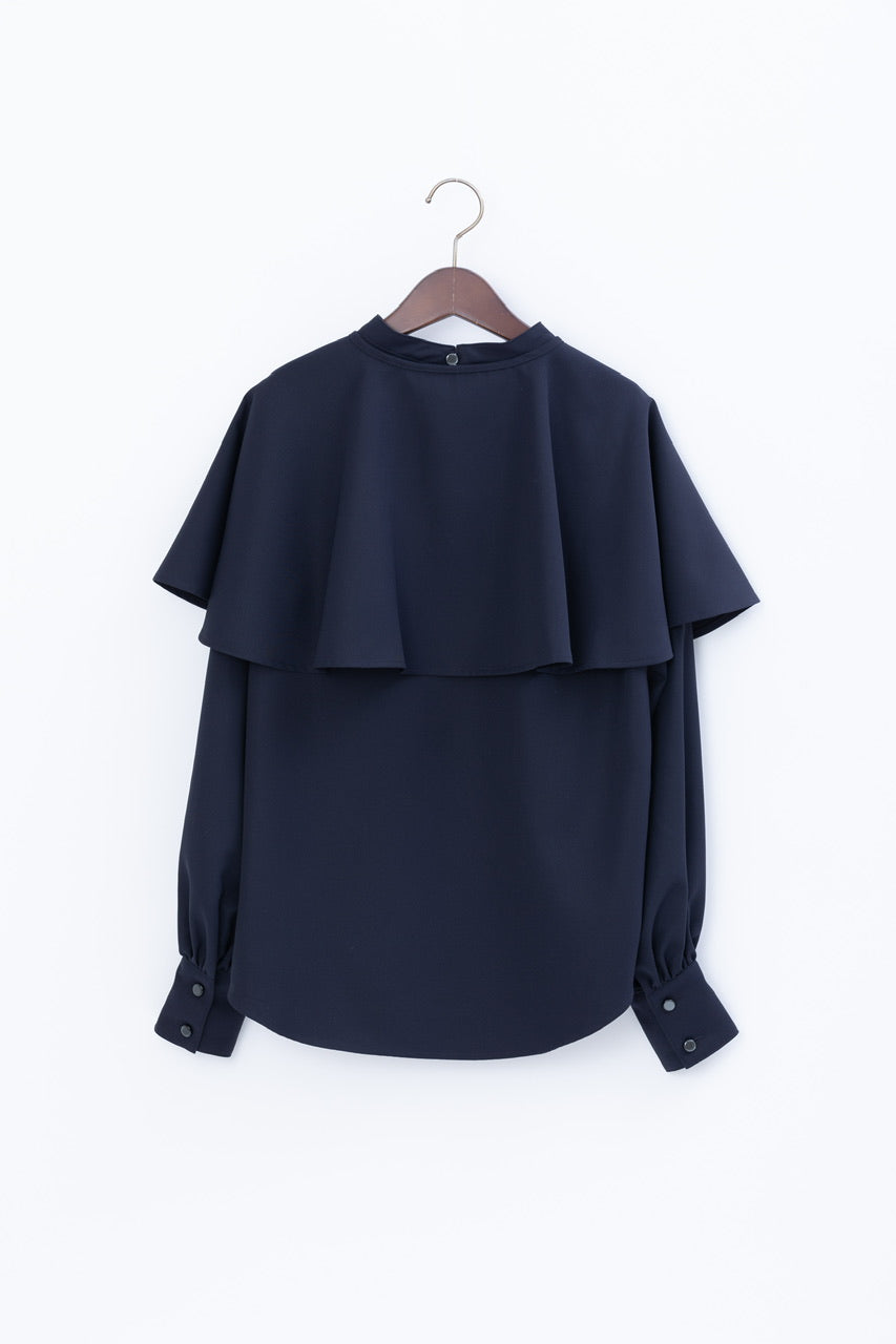 cape blouse / navy