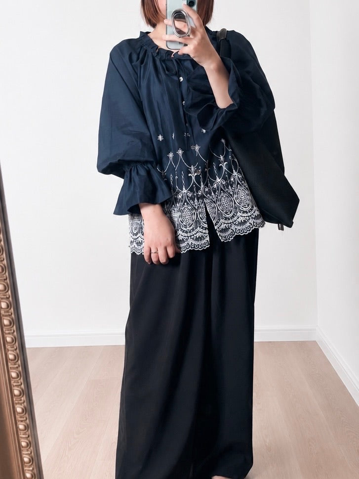 Giselle blouse / navy