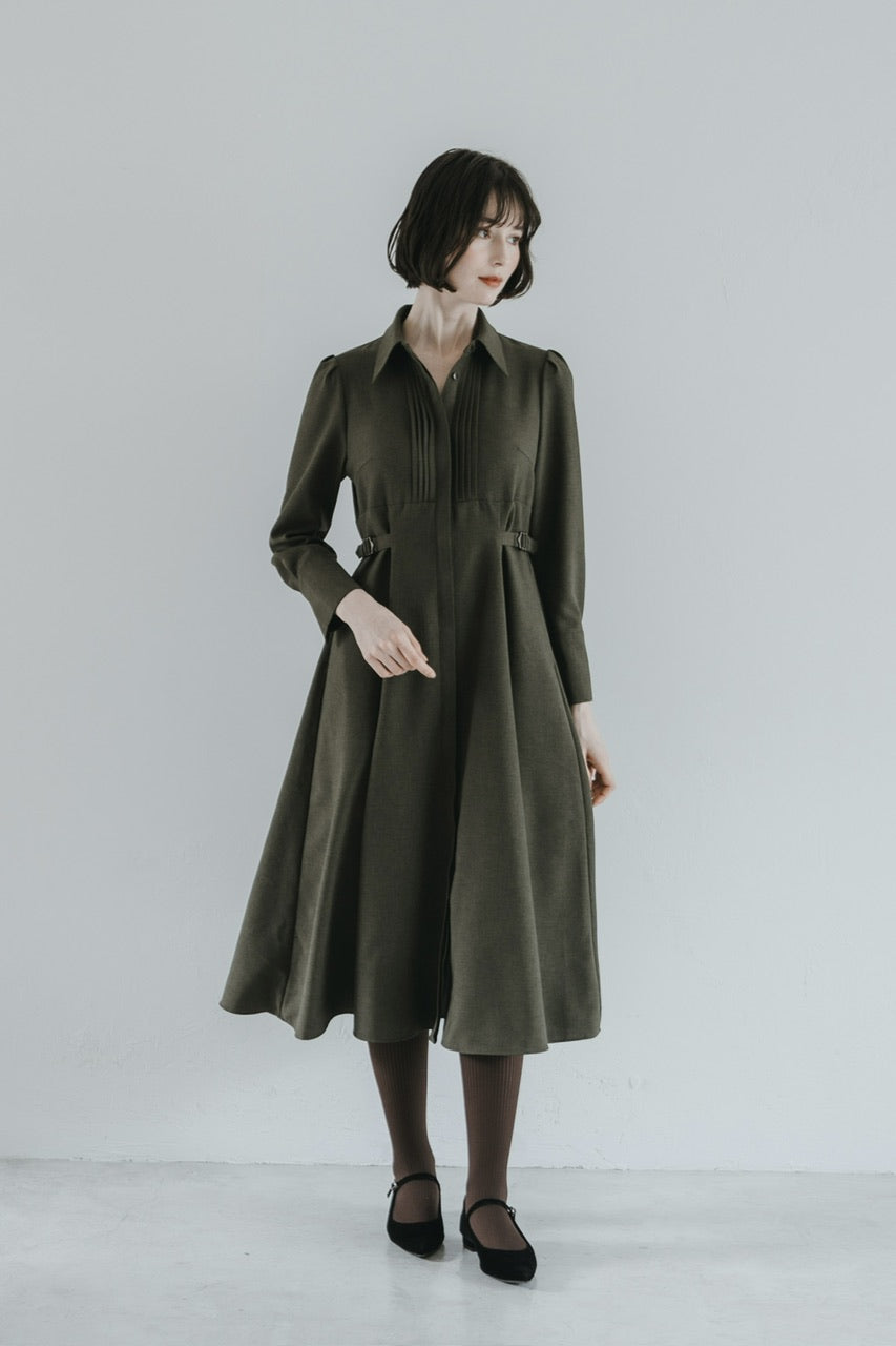 【予約商品】Cecile dress / olive