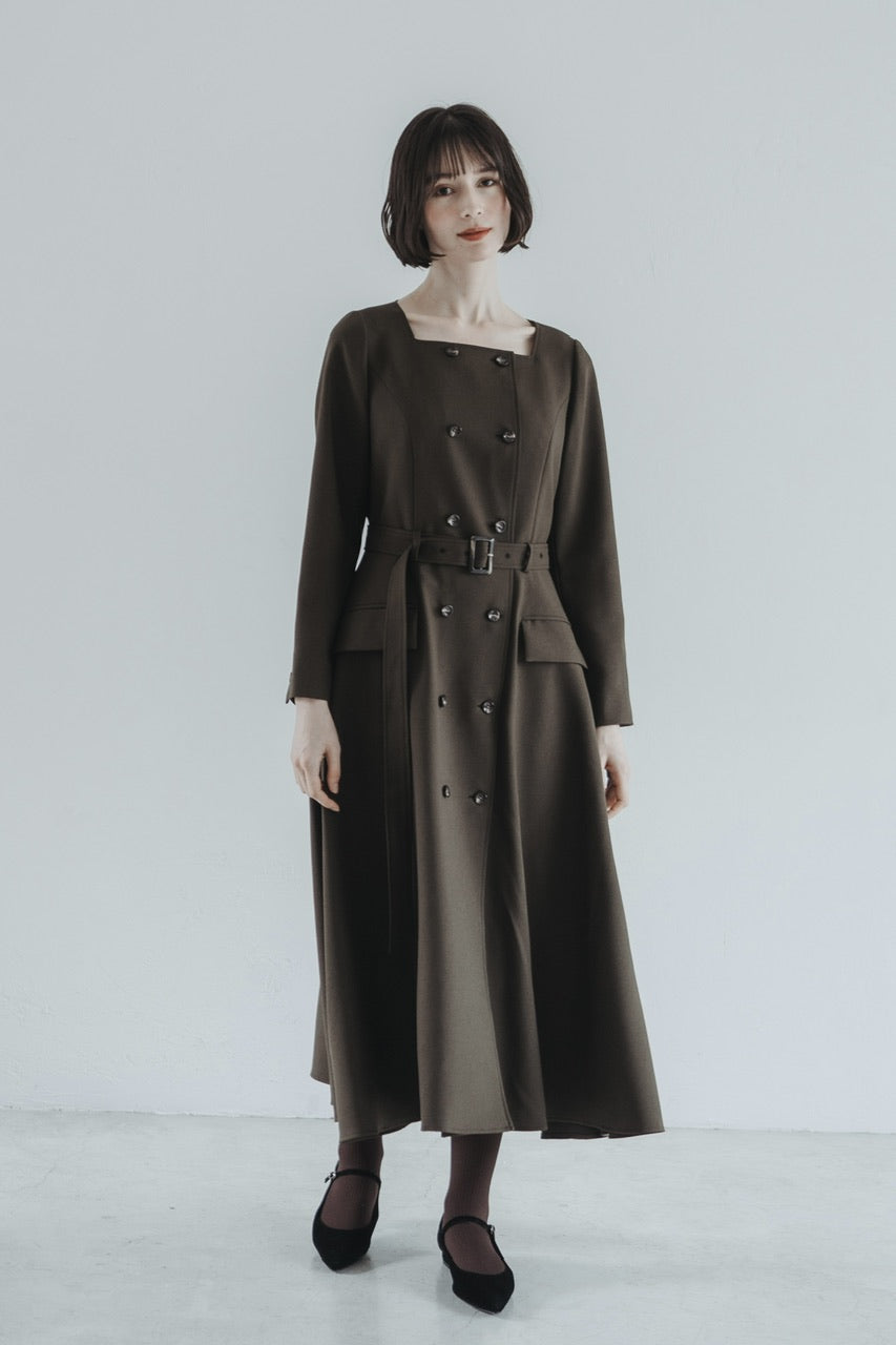 【予約商品】Camille dress / brown