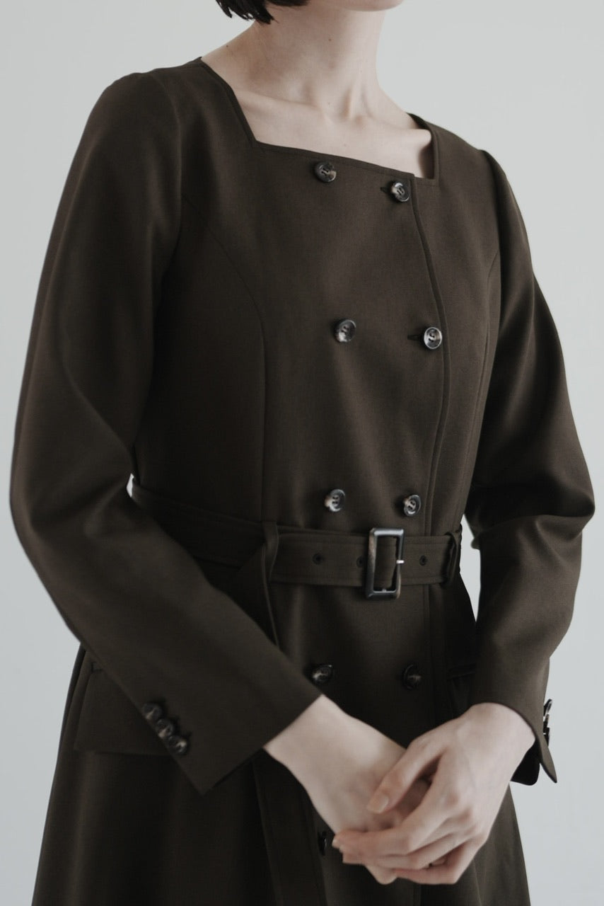 【予約商品】Camille dress / brown