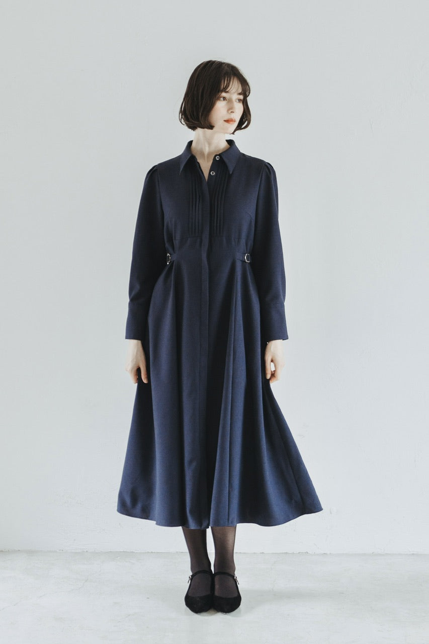 【予約商品】Cecile dress / navy