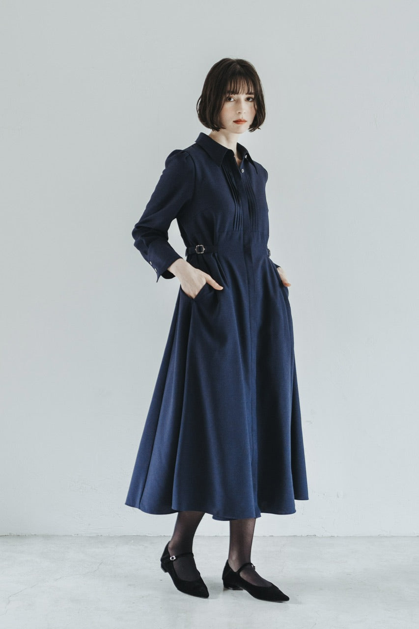 【予約商品】Cecile dress / navy