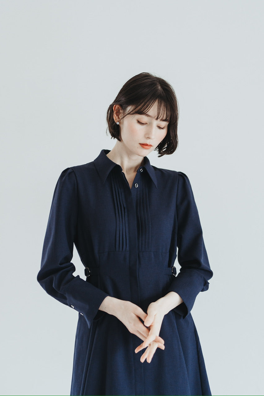 【予約商品】Cecile dress / navy