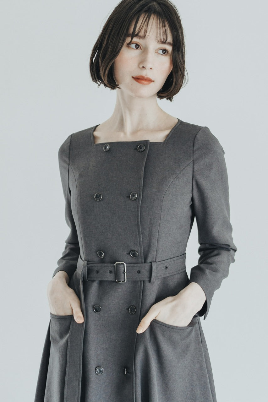 【予約商品】Camille dress / gray