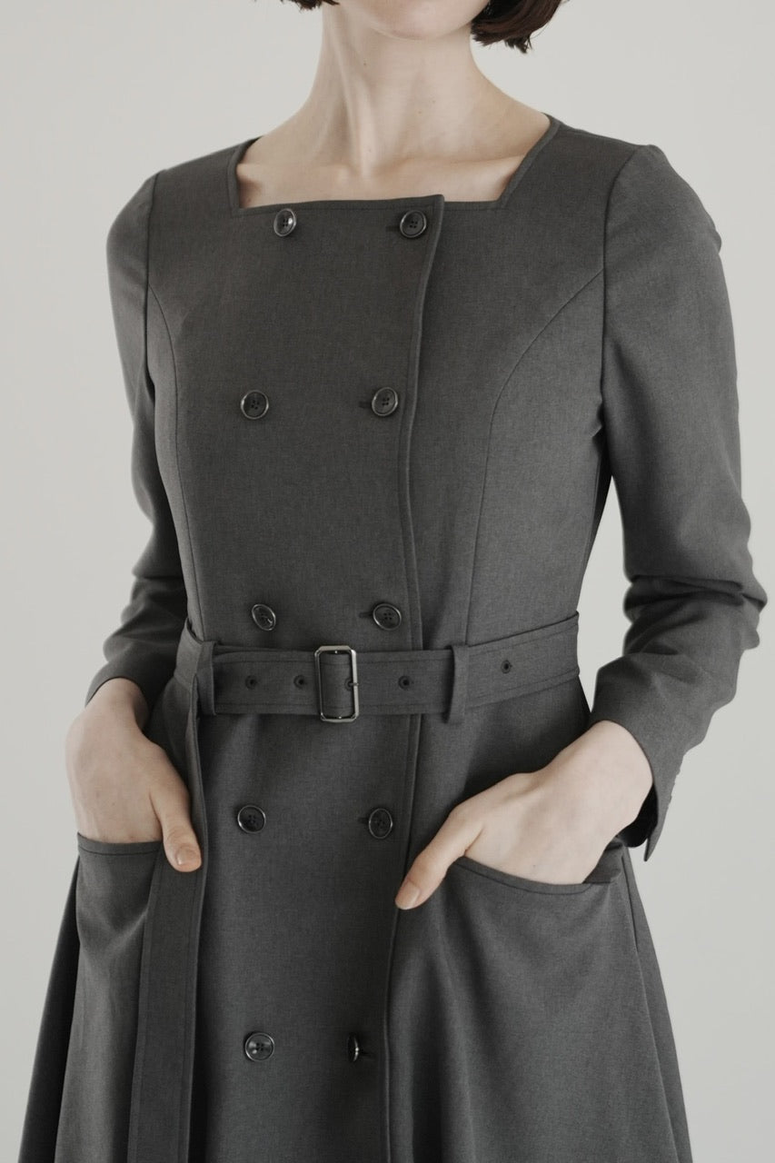 【予約商品】Camille dress / gray