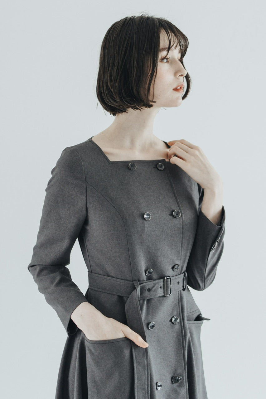 【予約商品】Camille dress / gray