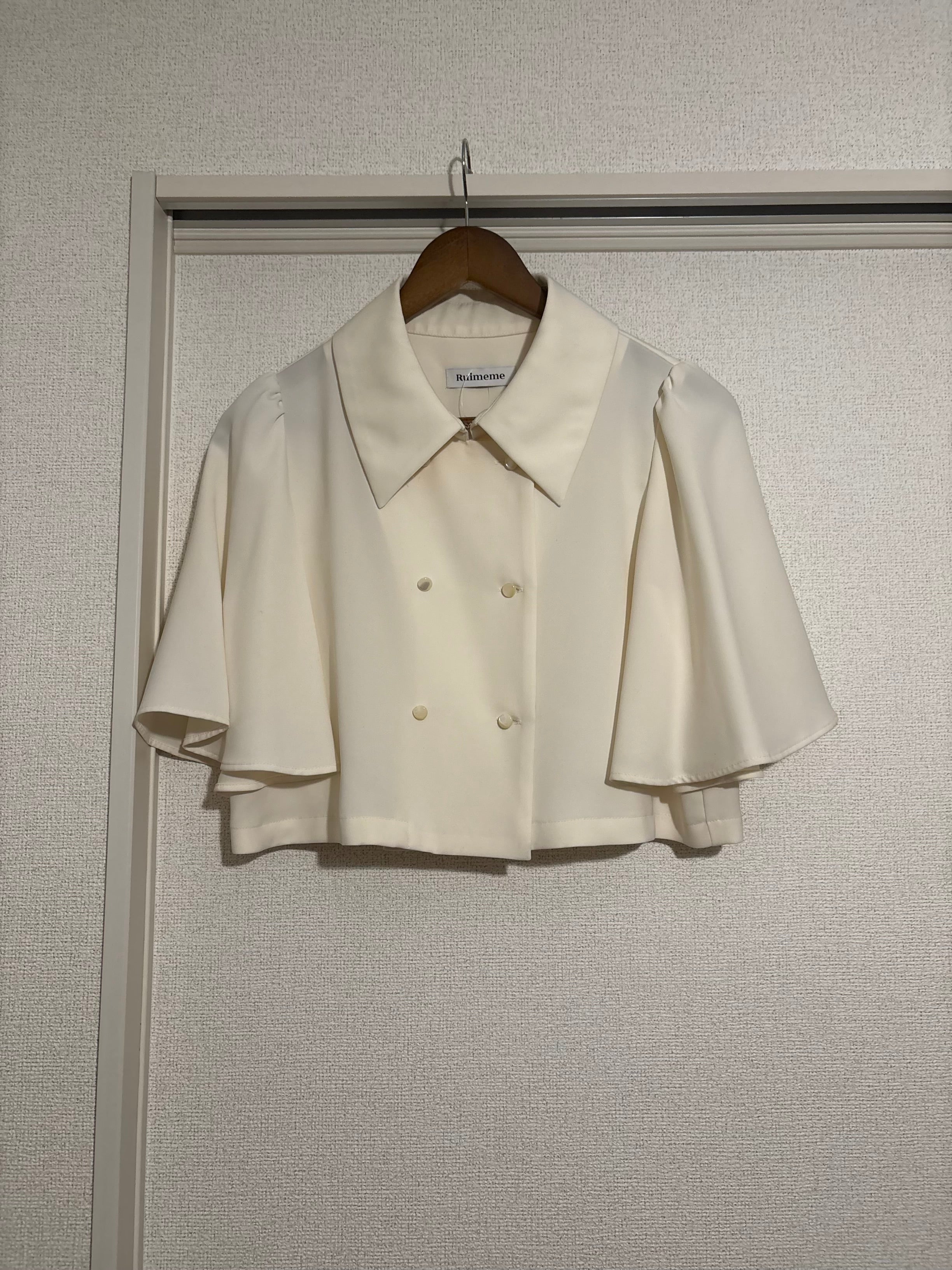 【サンプル】double button blouse