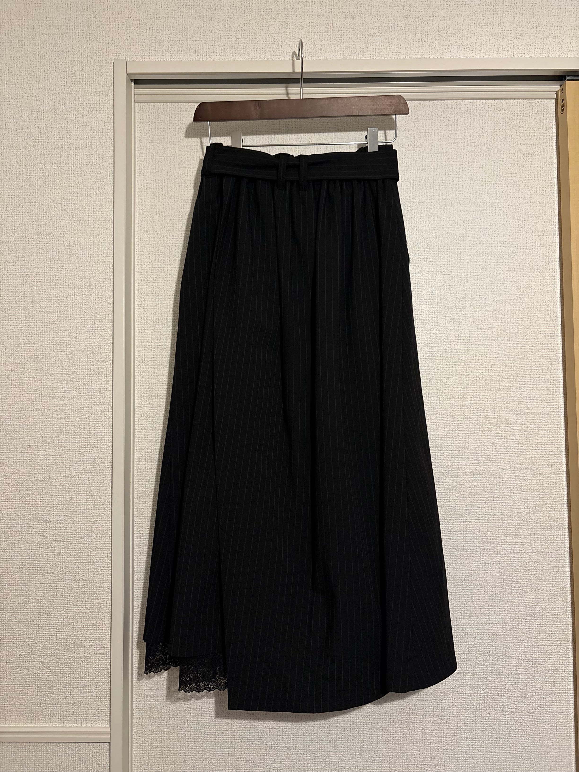 【サンプル】stripe asymmetry skirt