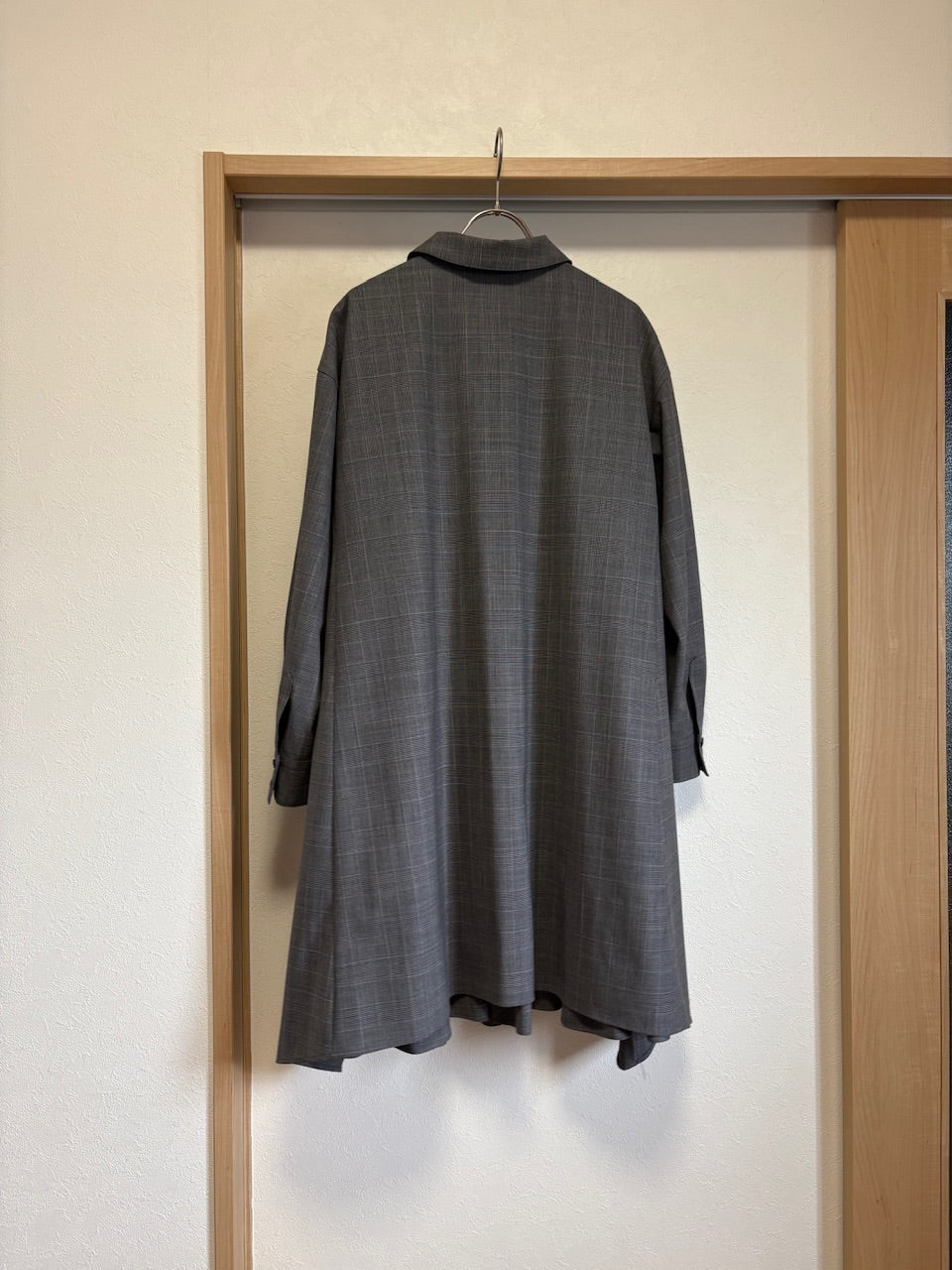 【B品】layered shirt tunic dress 1.