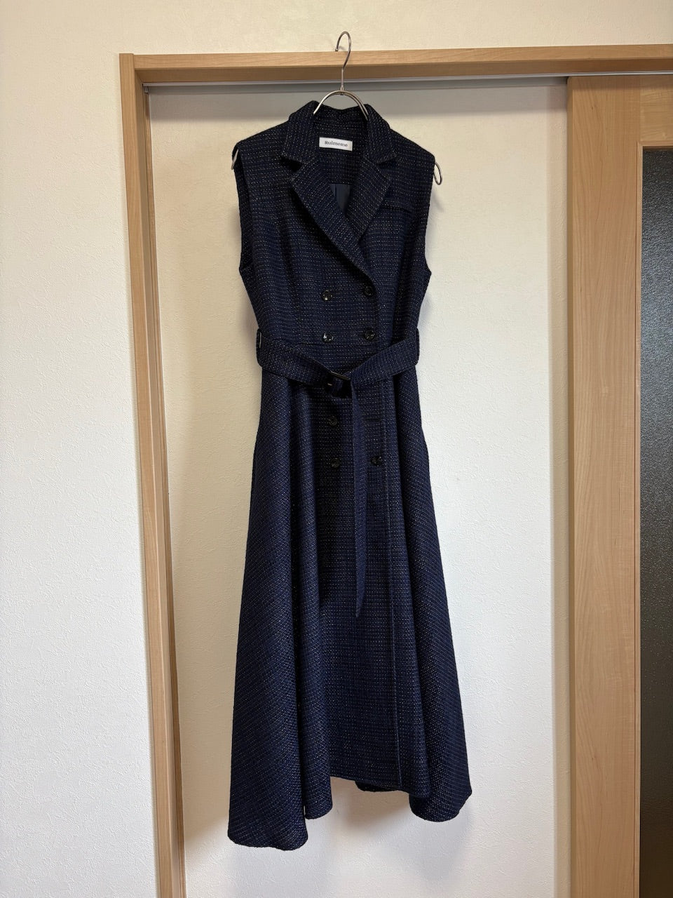 【B品】tailored sleeveless dress