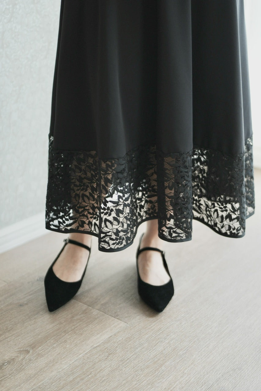 basque waist camisole dress【予約商品】