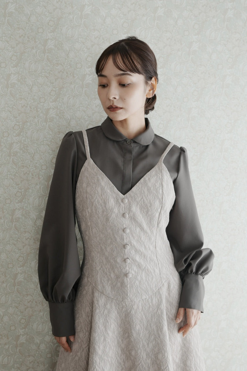 round collar blouse【予約商品】