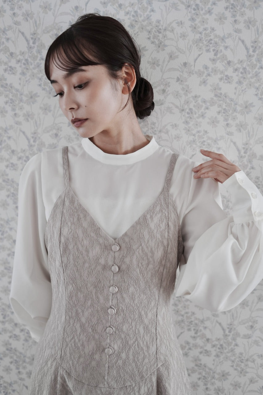 最終値下げ！ENFOLDＷＡＶＥ　ＳＨＩＲＲＩＮＧ　ＢＬＯＵＳＥ WAVE SHIRRING BLOUSE（300HS230