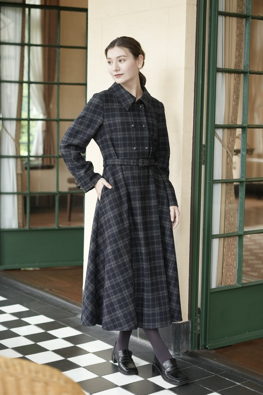 〈 Noémie 〉double button dress