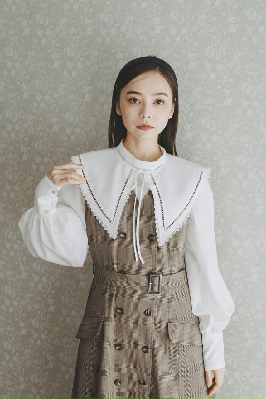 double breasted gilet dress