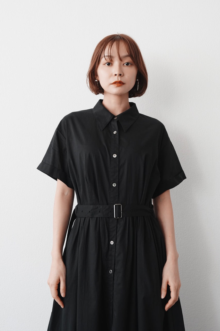 Giselle embroidery dress / black