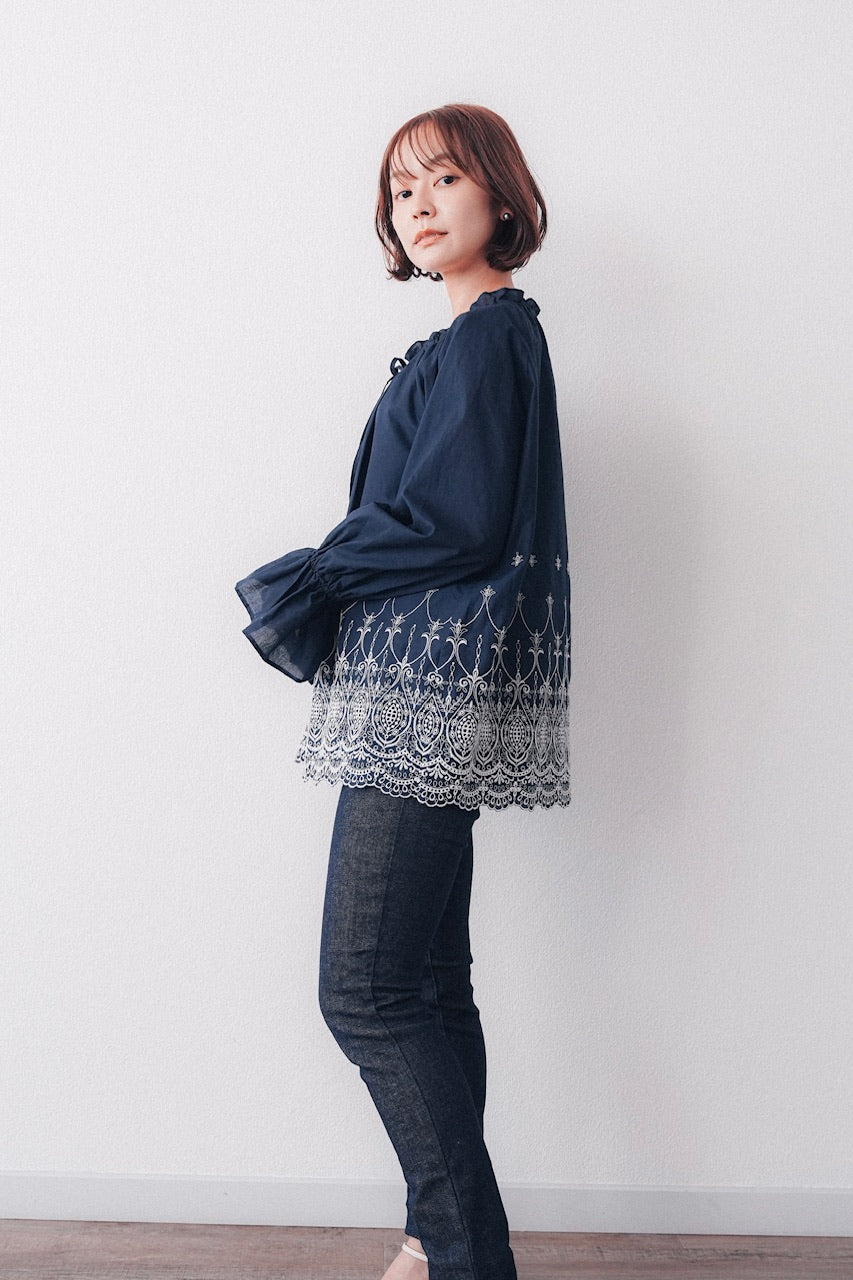 Giselle blouse / navy