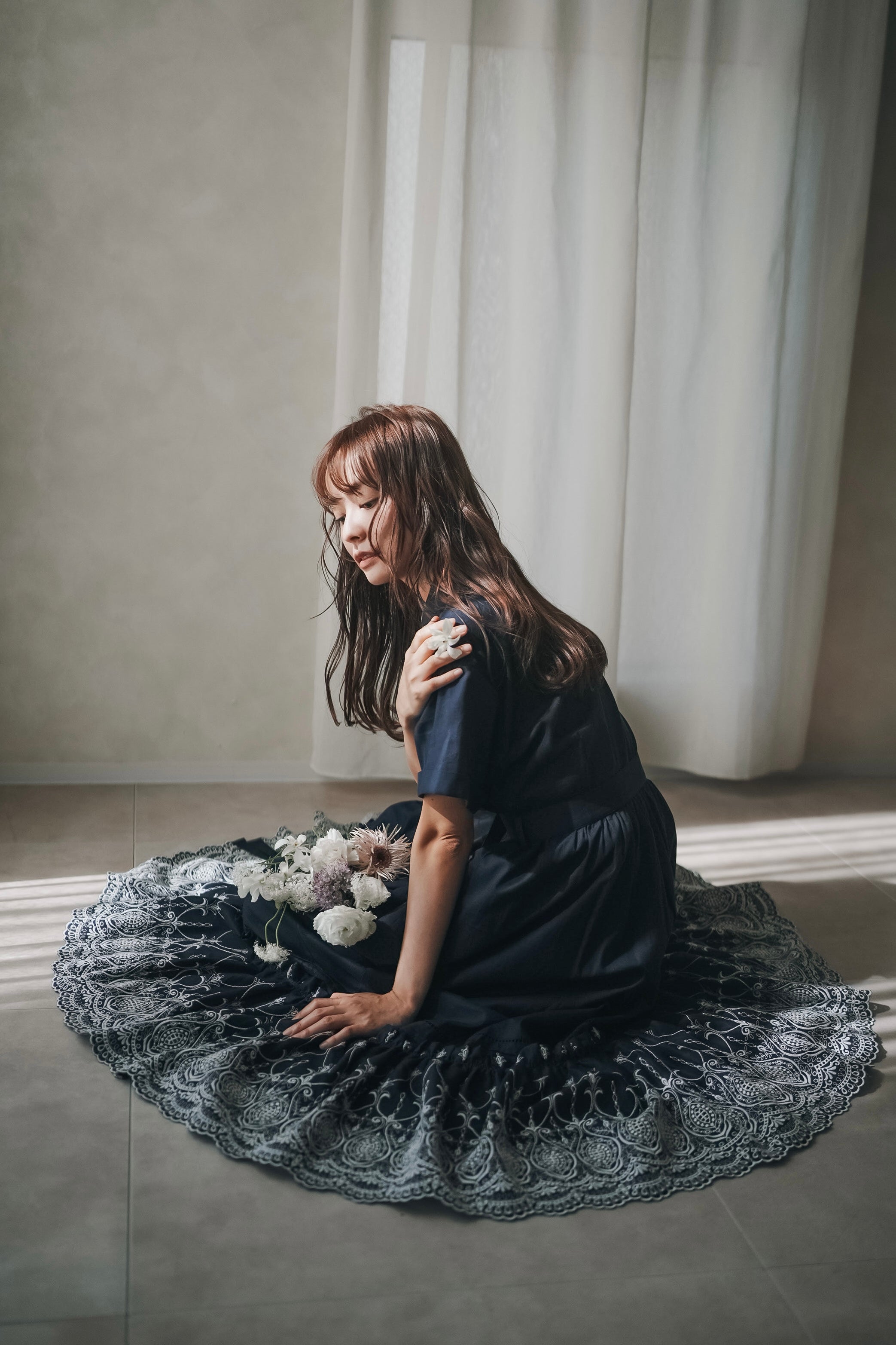 トップス ruimeme bow tie shirt dress Ruimeme ONLINE STORE