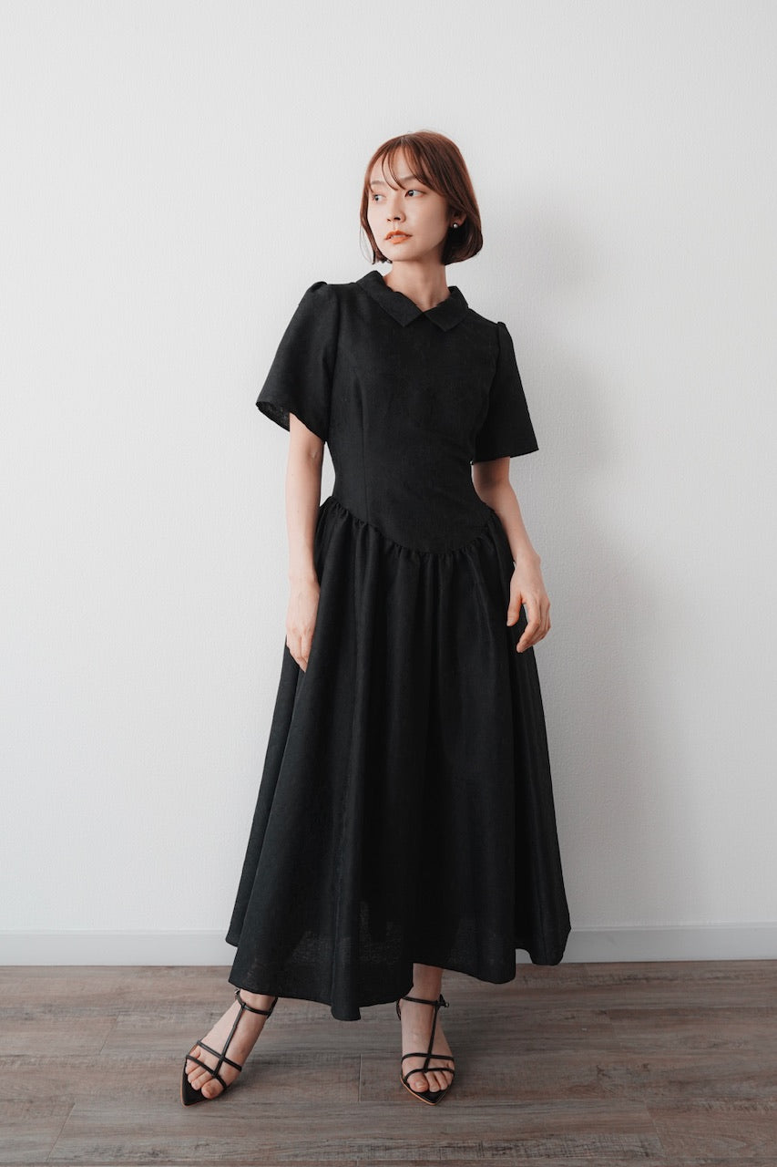 Annabelle dress【flower】 / black
