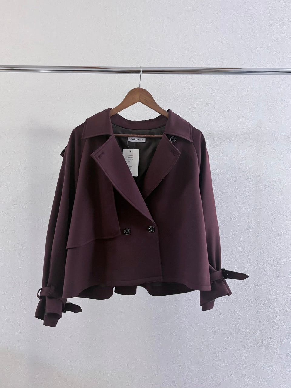 【サンプル】short trench coat