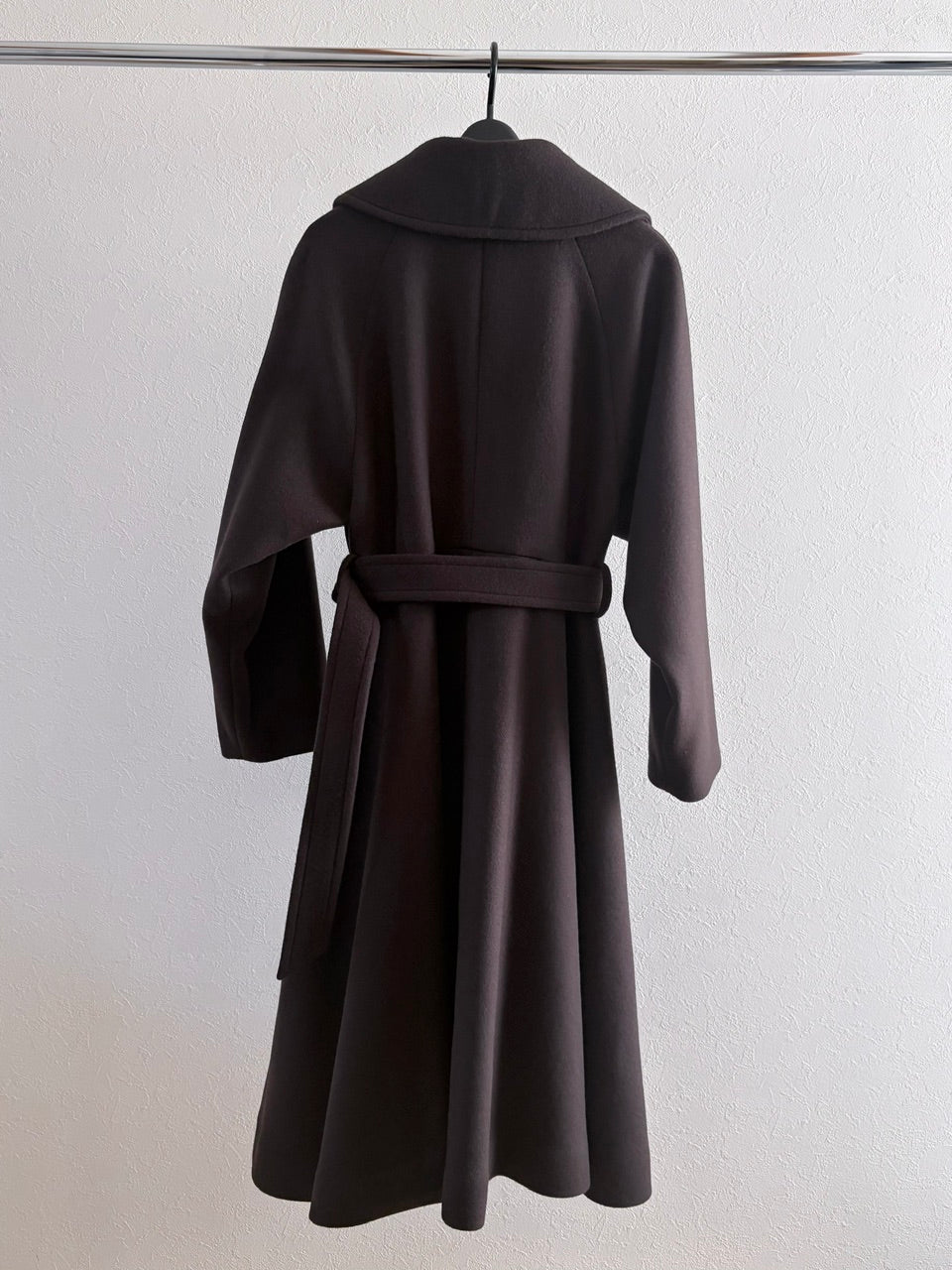 【B品】classic flare dress coat / brown