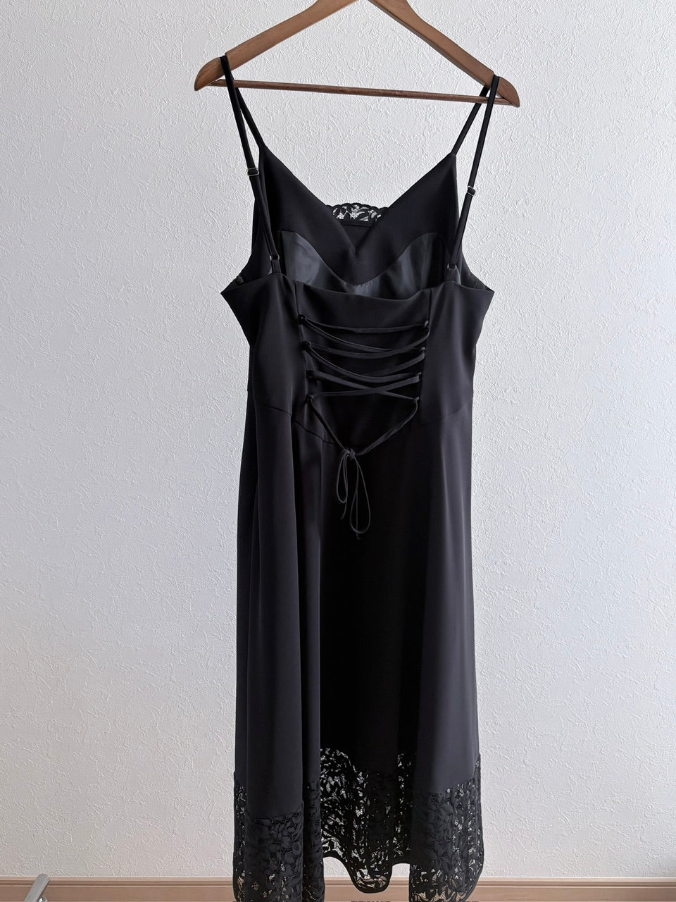 【B品】basque waist camisole dress