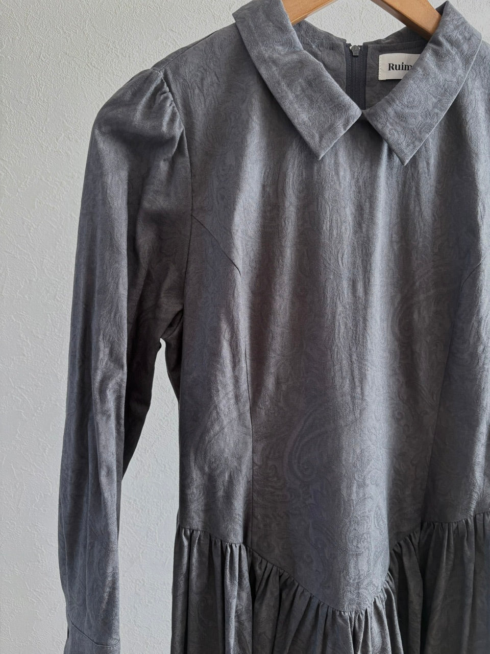 【B品】Annabelle dress - long sleeve / gray