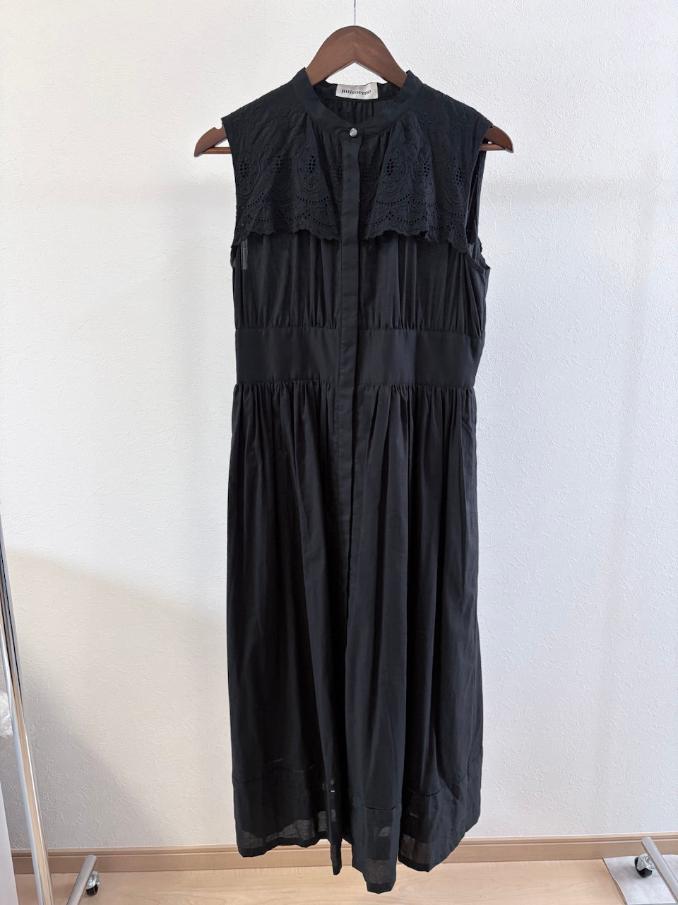 【サンプル】Amélie embroidery dress / black