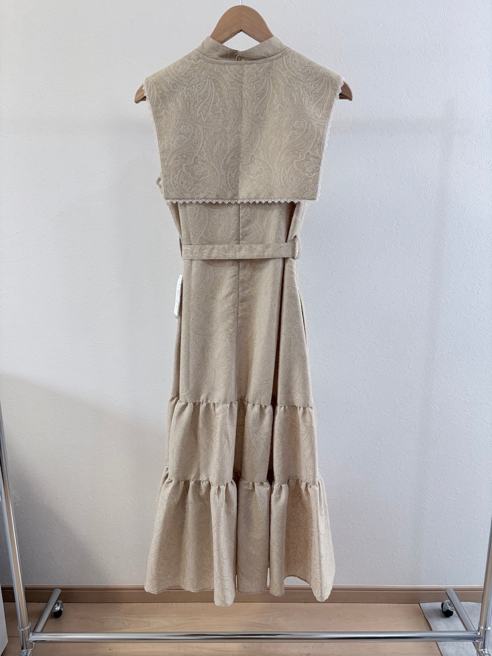 【B品】〈Laurence〉attached collar long dress