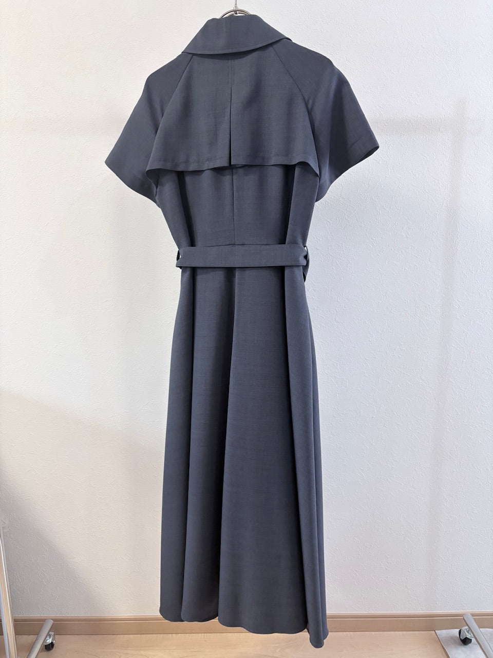 【B品】Trench flare dress / charcoal