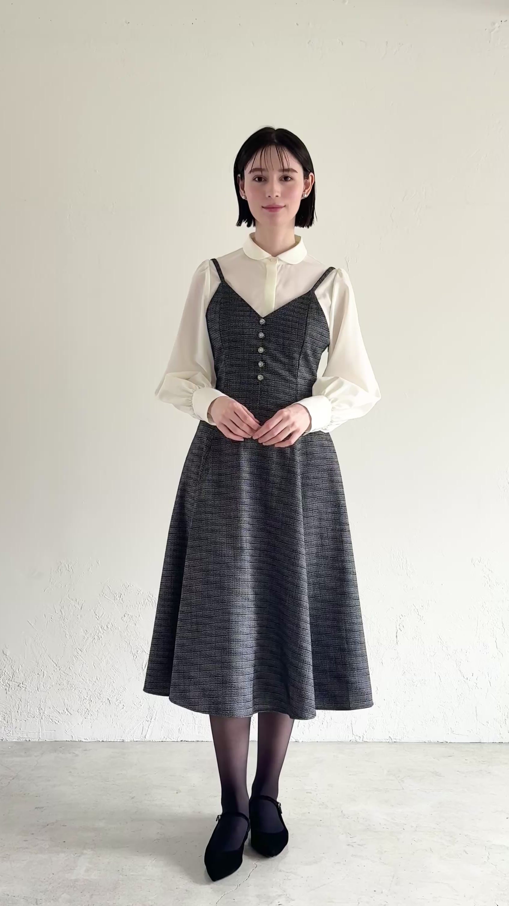 【ru】トリートユアセルフSoft veil camisole dress Soft veil camisole dress | ファッション通販サイト NUGU